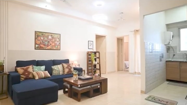 14th Avenue : 2 BHK Fully Furnished Flat For Rent in Gaur City 2, Noida Extension 