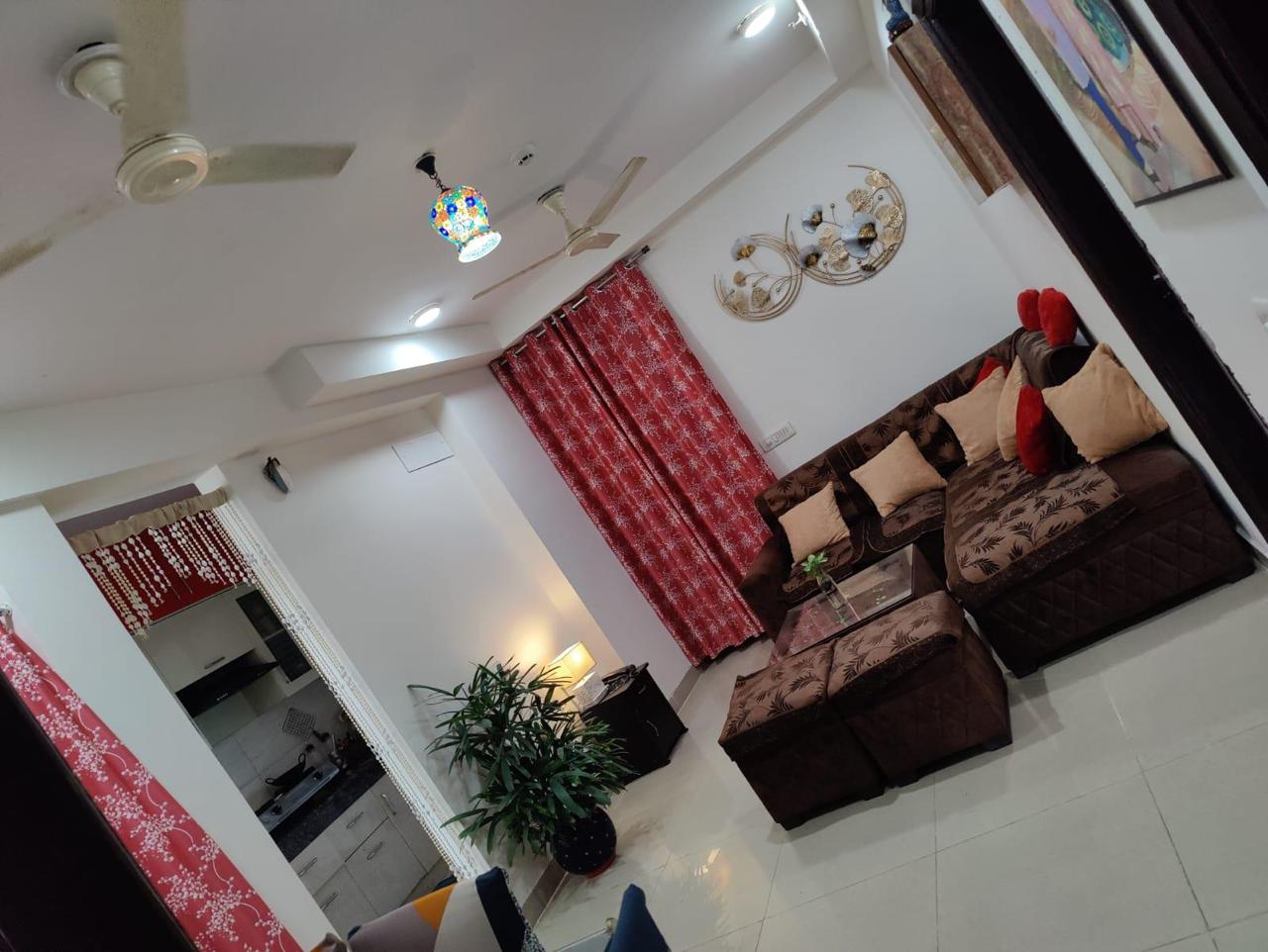 Ajnara Le Garden : 2BHK Semi Furnished Flat For Sell in Sector 16B, Noida Extension