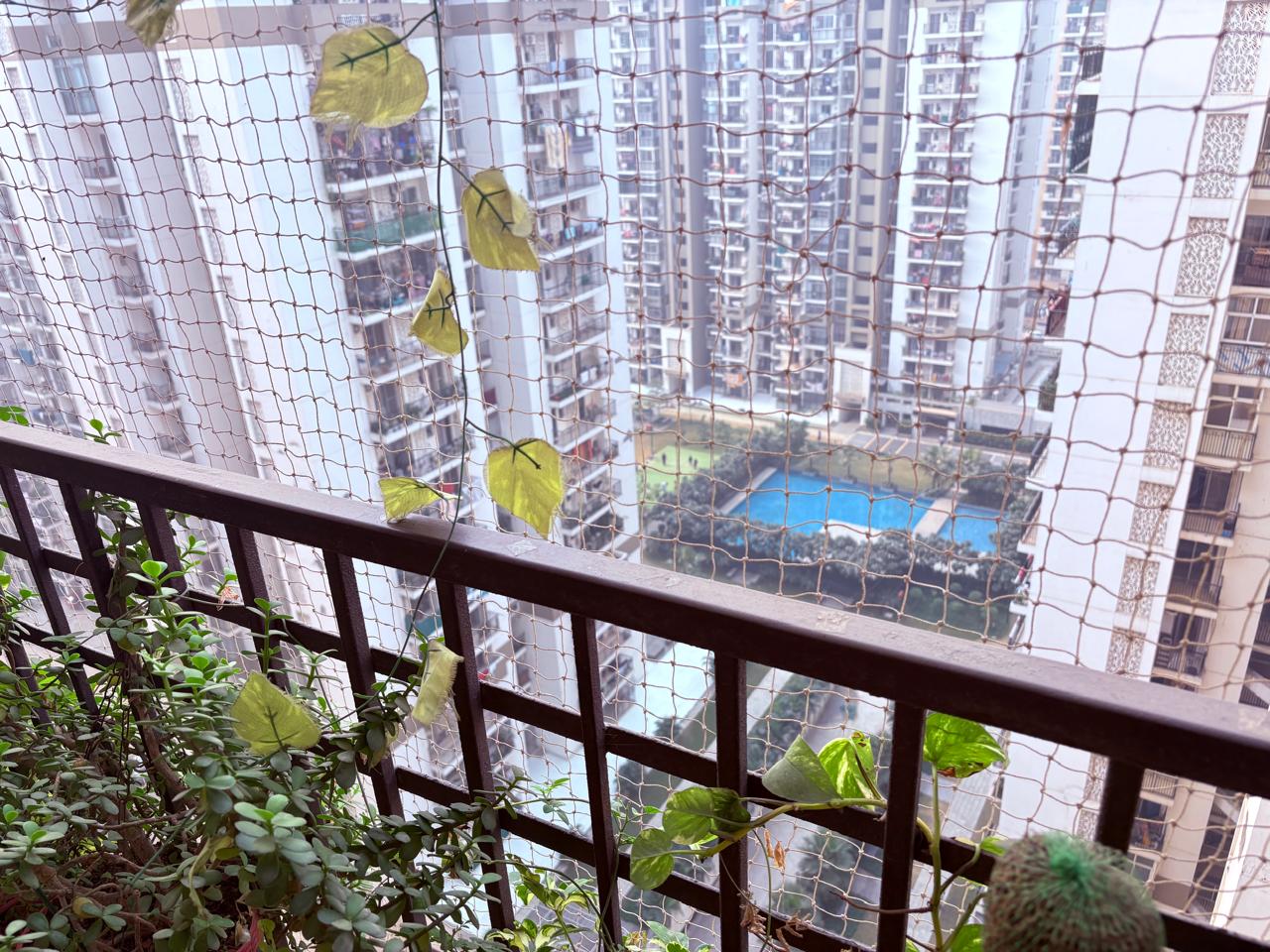 Ajnara Le Garden : 2BHK Semi Furnished Flat For Sell in Sector 16B, Noida Extension
