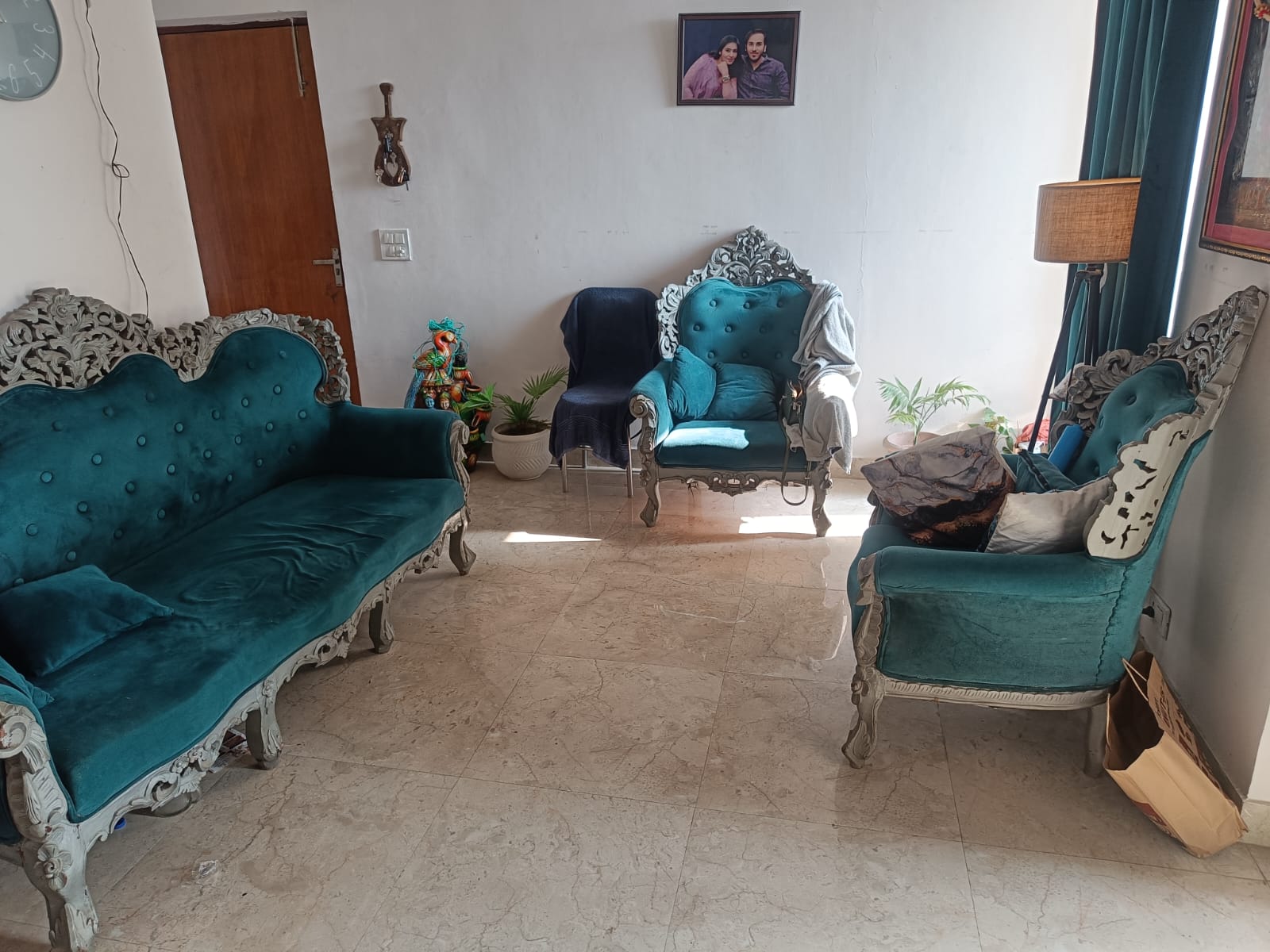 Amrapali RiverView : 1 Room in Preoccupied  2BHK Fully Furnished Flat For Rent in TechZone 4, Noida Extension