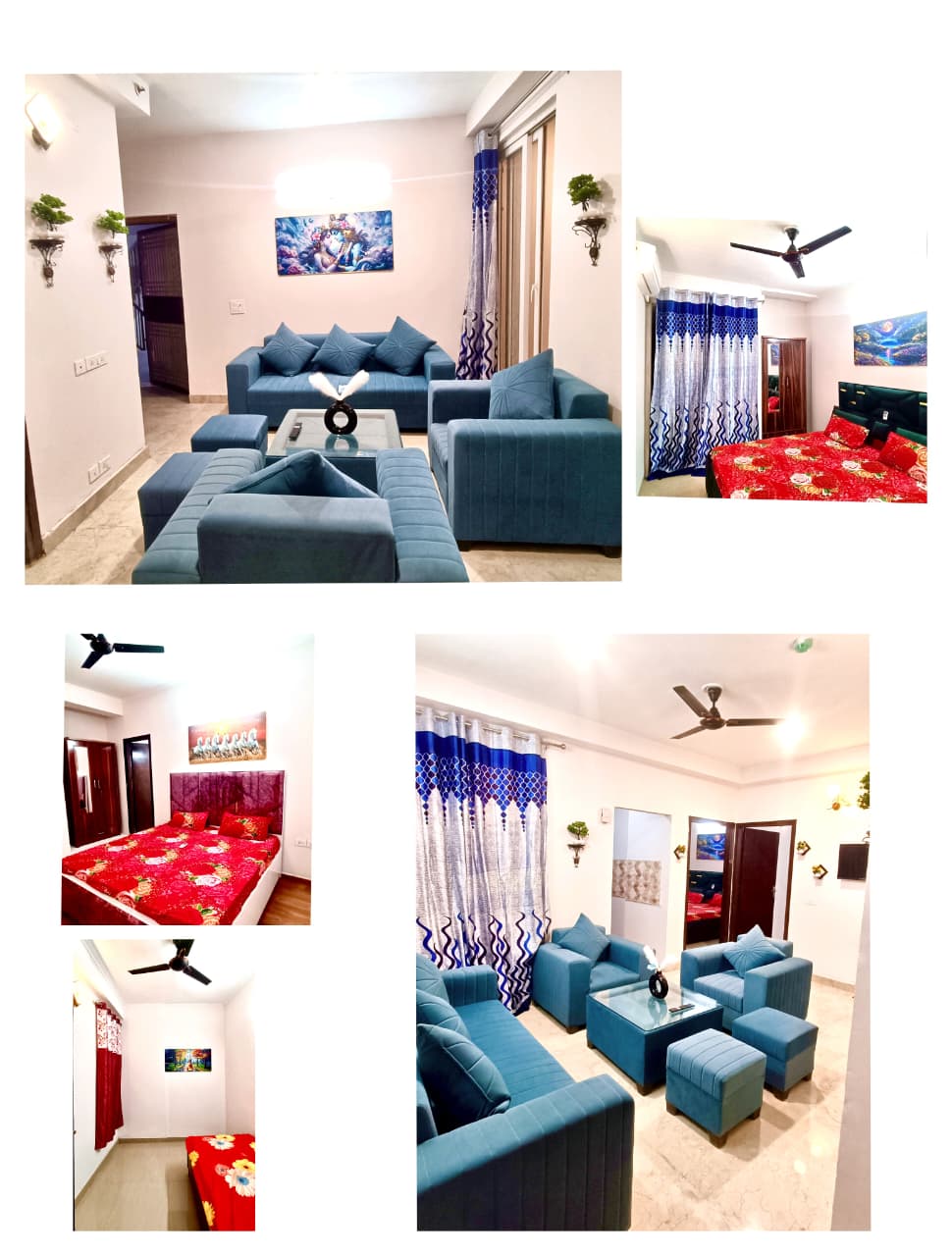 Amrapali RiverView : 3BHK Fully Furnished Flat For Rent in TechZone 4, Noida Extension