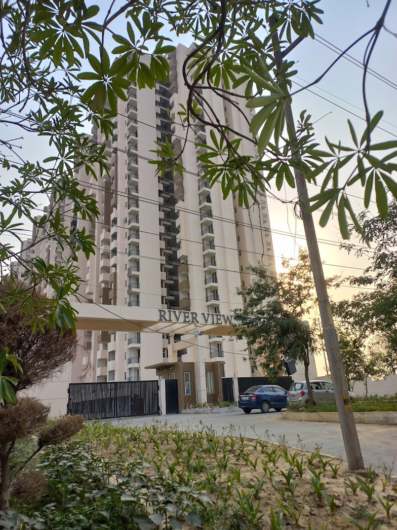 Amrapali Riverview : 2 BHK Semi Furnished Flat for rent in TechZone 4, Noida Extension 