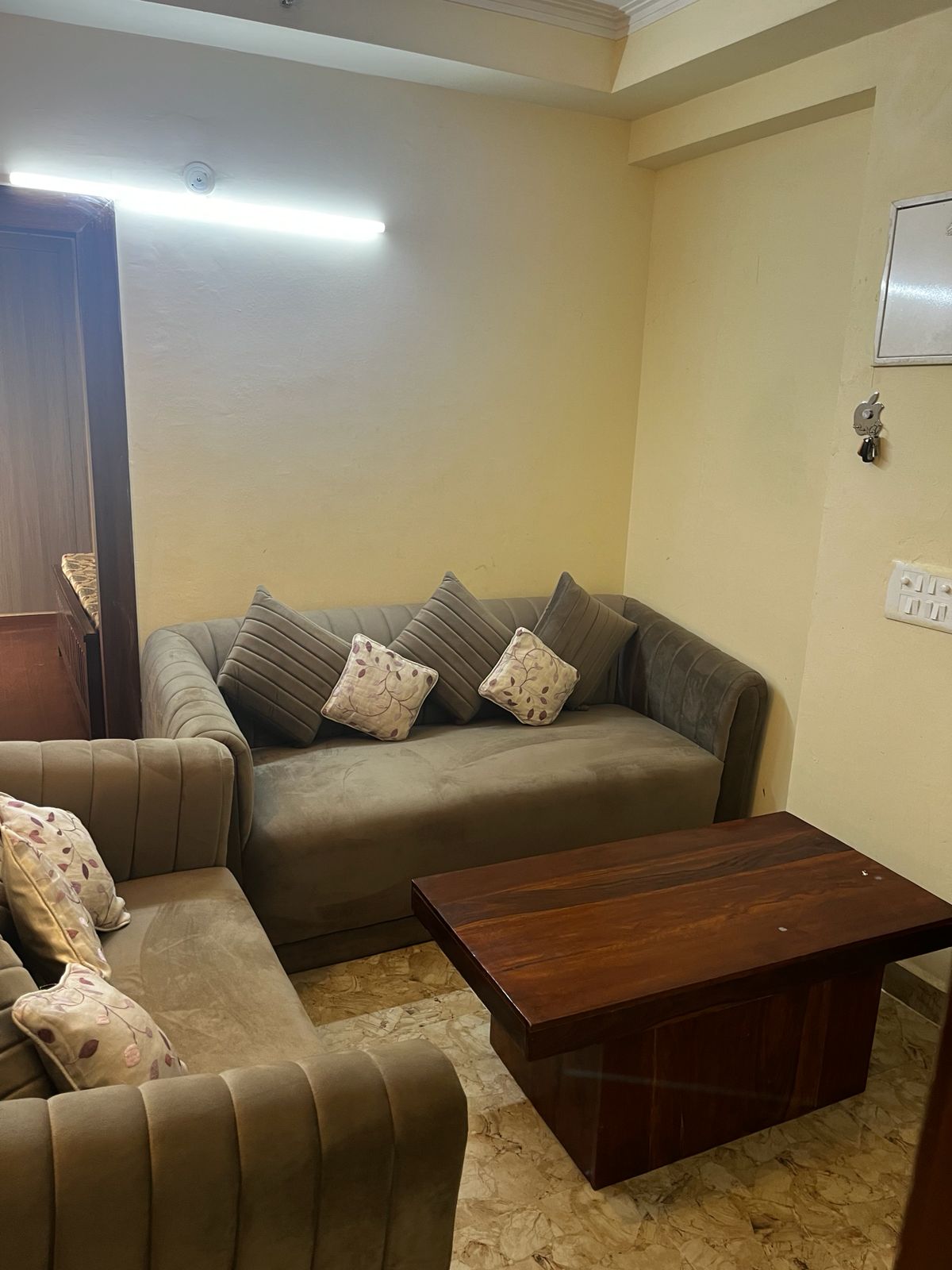 Amrapali Terrace Homes : 2 BHK + Study Fully Furnished Flat For Rent in TechZone 4, Noida Extension