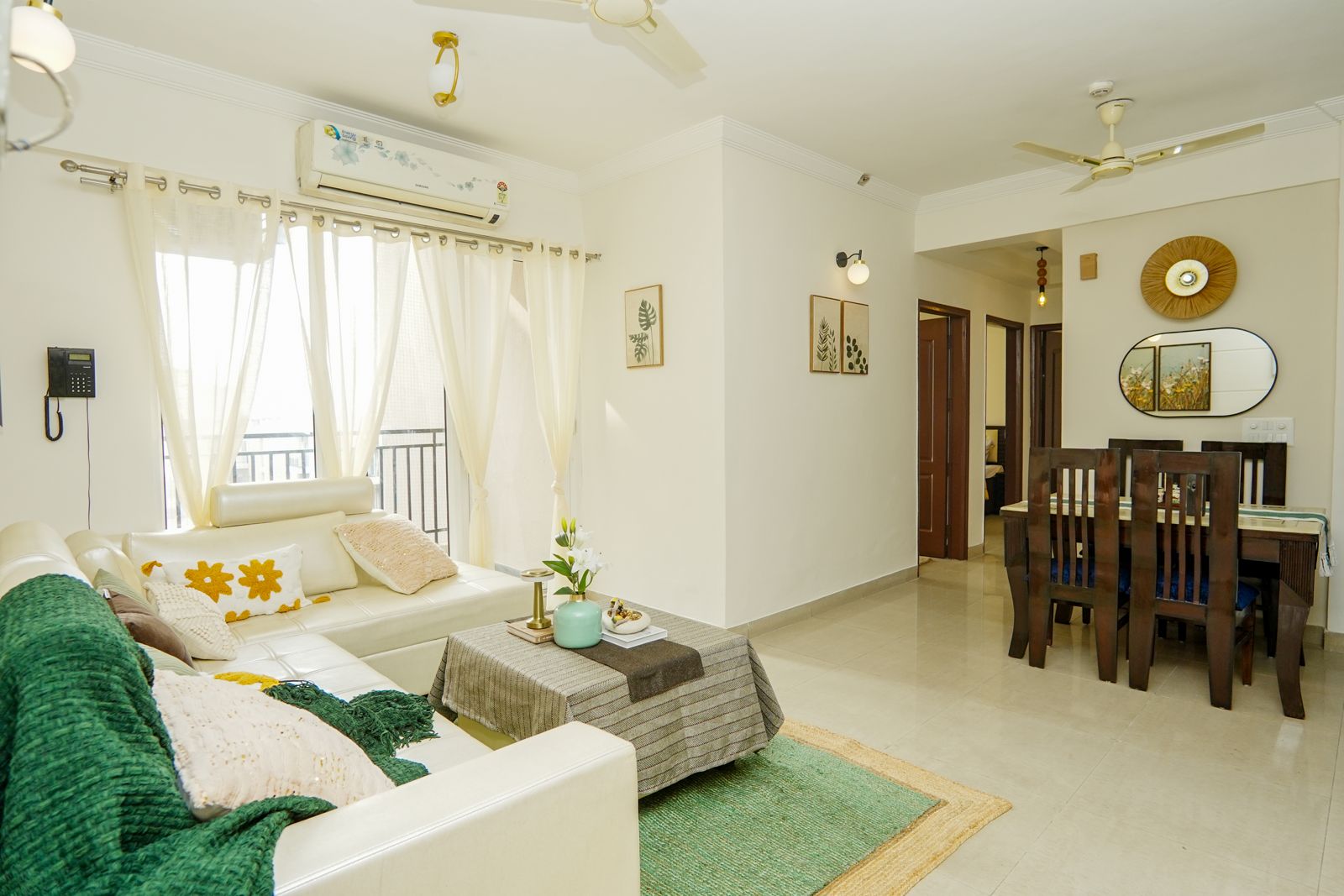 Exotica Dreamville : 3 BHK Semi Furnished Flat for sale in Sector 16C, Noida Extension