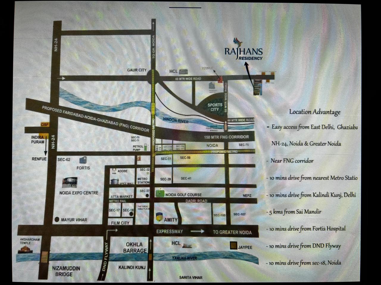 Rajhans Residency : 3BHK Semi Furnished Flat For Rent in Sector 1, Noida Extension, Bisrakh Jalalpur