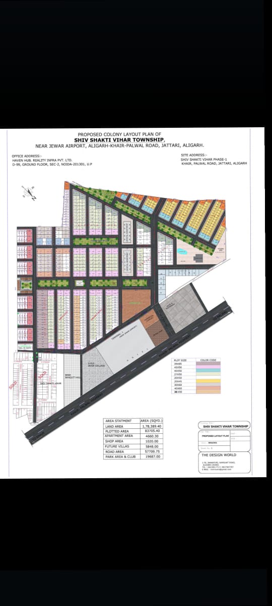 Shiv Shakti Vihar : 100 sqyds plots available for sale at Near Jewar Airport