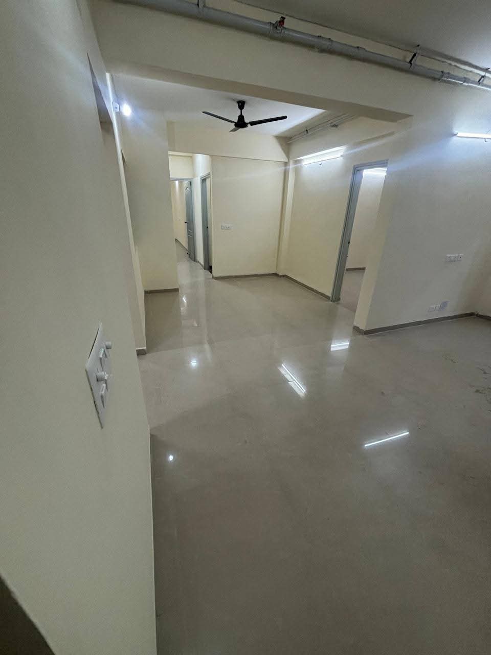 Shri Radha Sky Gardens : 3 BHK Semi Furnished Flat for rent in Sector 16B, Noida Extension