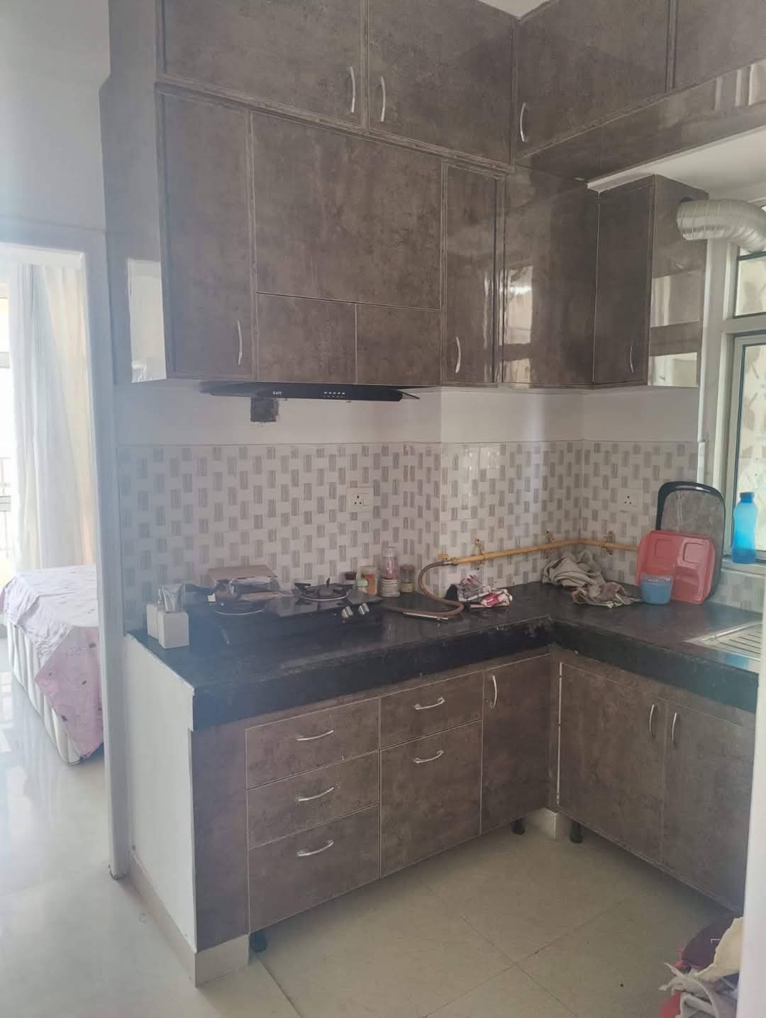 Supertech Eco Village 2 : 2 BHK Semi Furnished Flat For rent in Sector 16B, Noida Extension