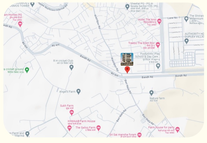 The Royal Residency, Wazidpur, Sector-135, Noida Location Map