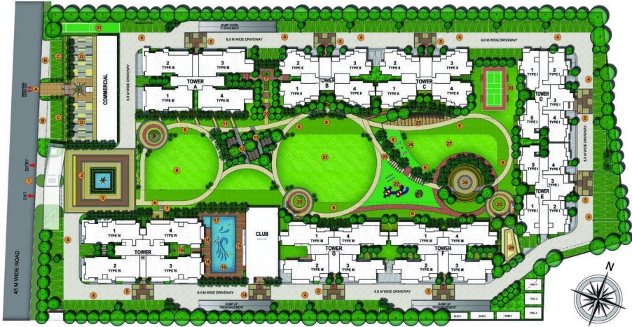 Elite Golf Greens, Sector 79, Noida Master Plan