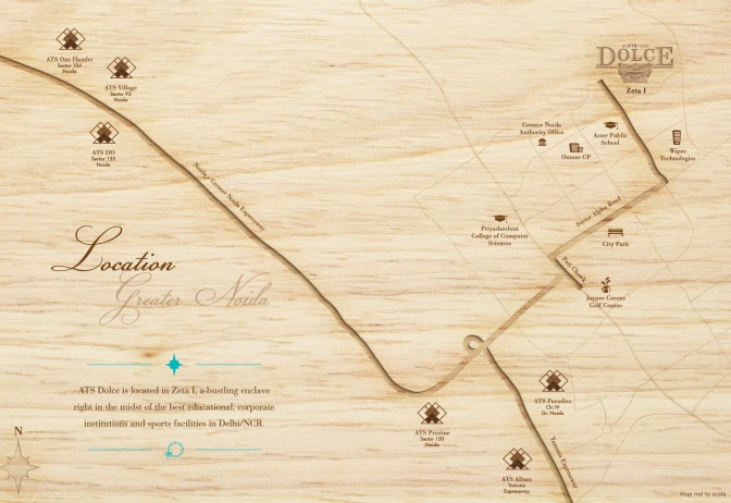 ATS Dolce, Sector Zeta 1, Greater Noida Location Map