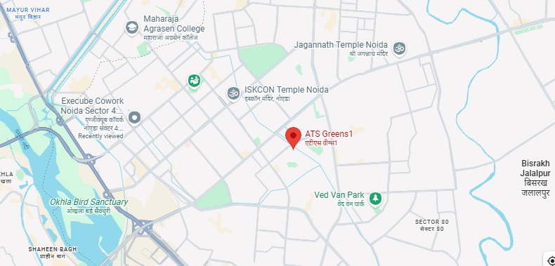 ATS Greens 1, Sector 50, Noida Location Map