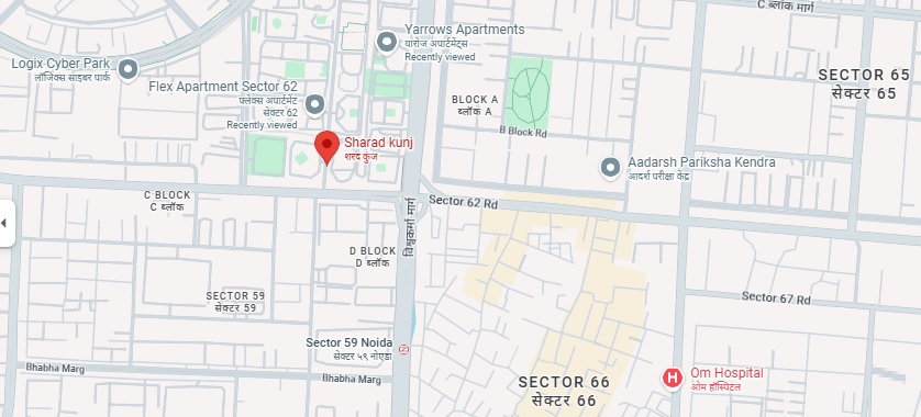 Sharad kunj, Sector 62, Noida Location Map