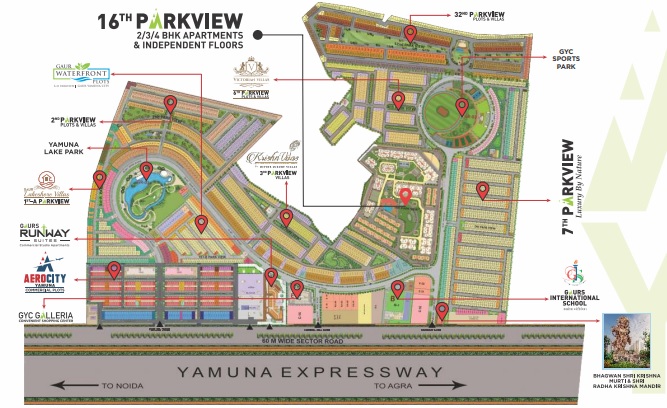 16th Parkview, Sector 19, Yamuna Expressway Master Plan